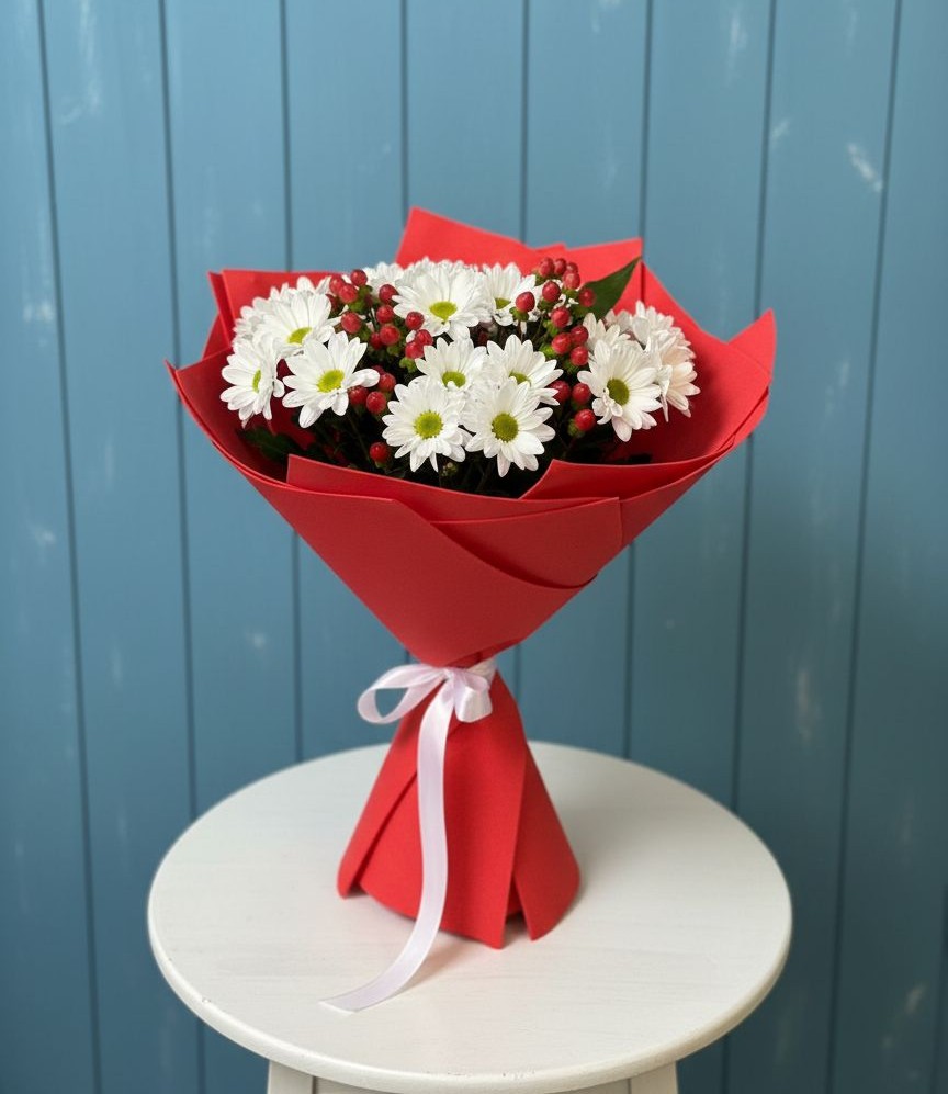 Букет цветов из: Хризантемы в Балтийском