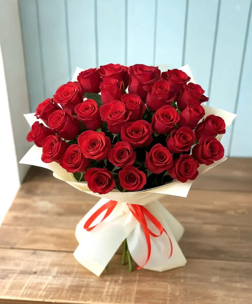 Букет 29 Красных роз в Балтийском