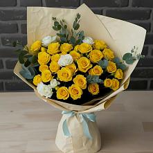 Букет цветов из:  Розы #REPLACE_PRED# Балтийском