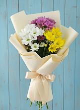 Букет цветов из:  Хризантемы в Балтийском