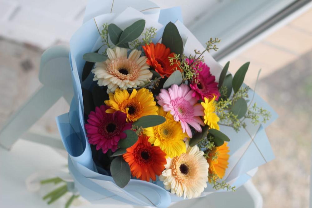 Букет цветов из: Герберы в Балтийском