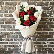 Букет цветов из:  Розы в Балтийском