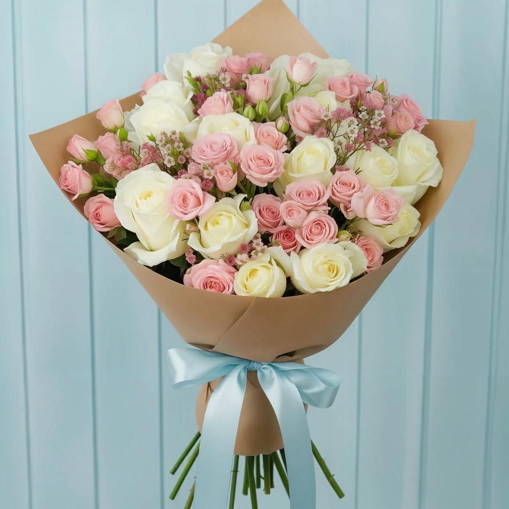 Букет цветов из: Розы в Балтийском