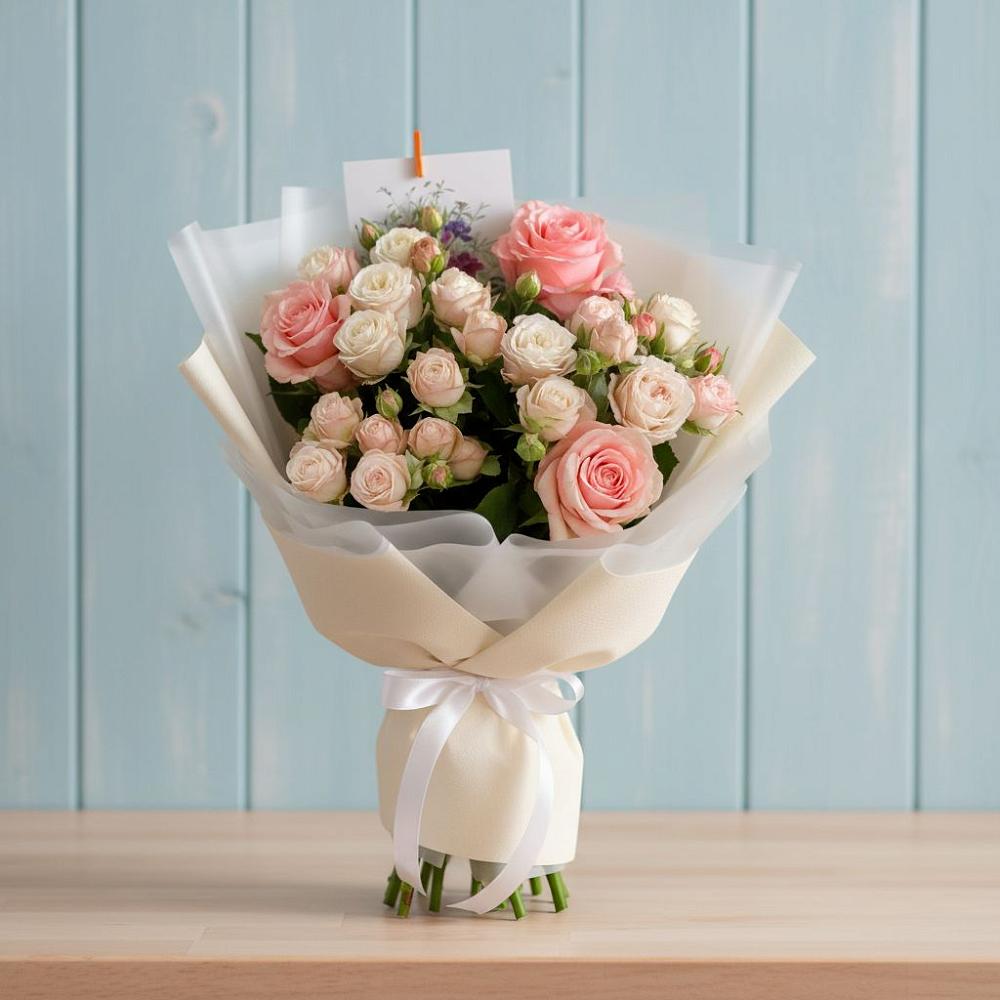 Букет цветов из: Розы в Балтийском