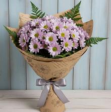 Букет цветов из:  Хризантемы в Балтийском