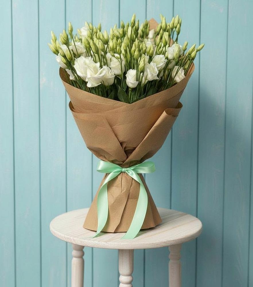 Букет цветов из: Лизиантусы в Балтийском