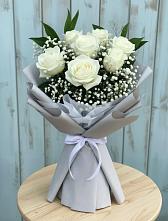 Букет цветов из:  Розы в Балтийском