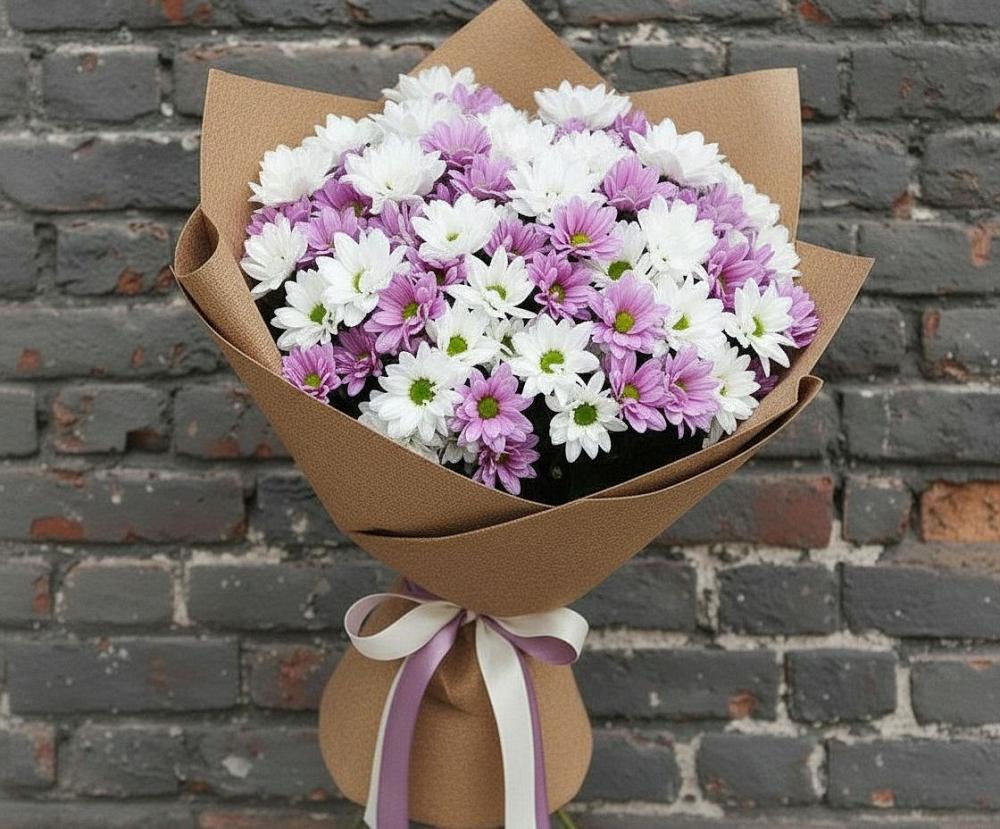 Букет цветов из: Хризантемы в Балтийском