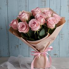 Букет цветов из:  Розы в Балтийском