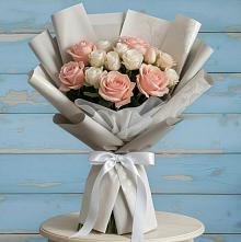 Букет цветов из:  Розы #REPLACE_PRED# Балтийском