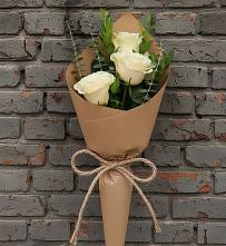 Букет цветов из:  Розы в Балтийском