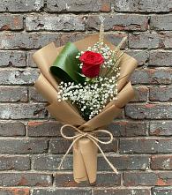 Букет цветов из:  Розы в Балтийском