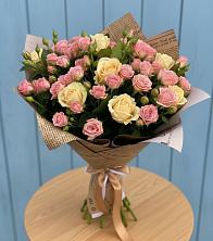 Букет цветов из:  Розы в Балтийском