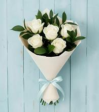 Букет цветов из:  Розы в Балтийском