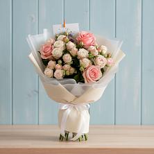 Букет цветов из:  Розы в Балтийском
