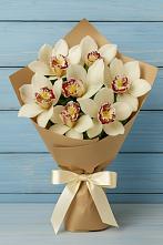 Букет цветов из:  Орхидеи и Розы в Балтийском